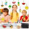 30 Set Summer Window Art Suncatchers Kits Summer Beach Fruit DIY Suncatchers Craft Kits Make Your Own Paint Ornaments for Boys Girls Craft Painting Art Activity